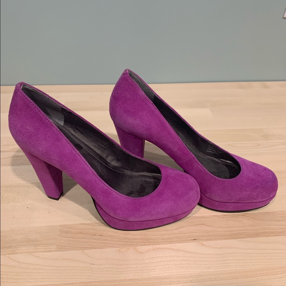 Calvin Klein Pink Platform Heels 8